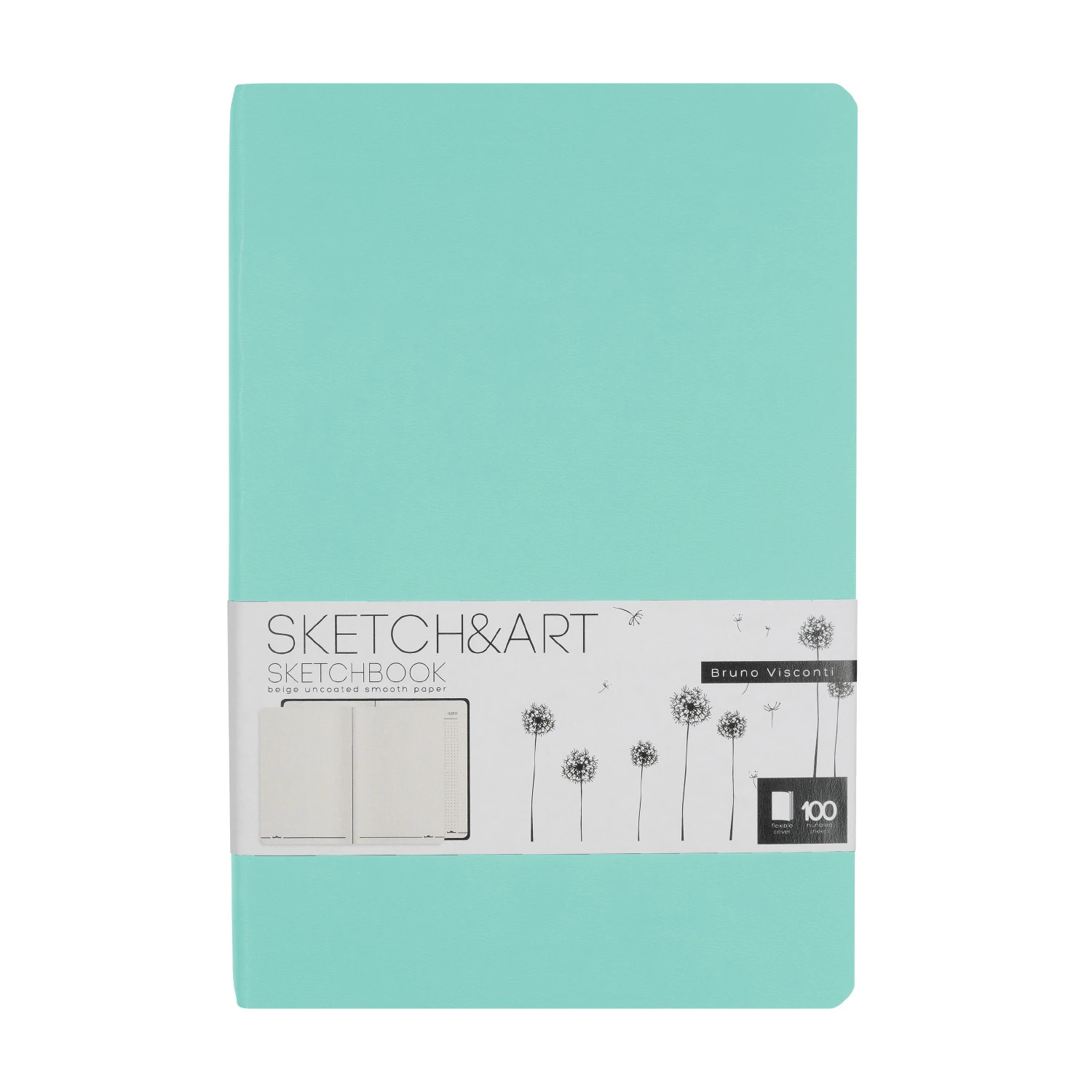 SKETCHBOOK SKETCH&ART BV, ZEFIR, 140х210 мм, 100 л., БЕЖЕВЫЙ 100 гр. В МЯГКОМ