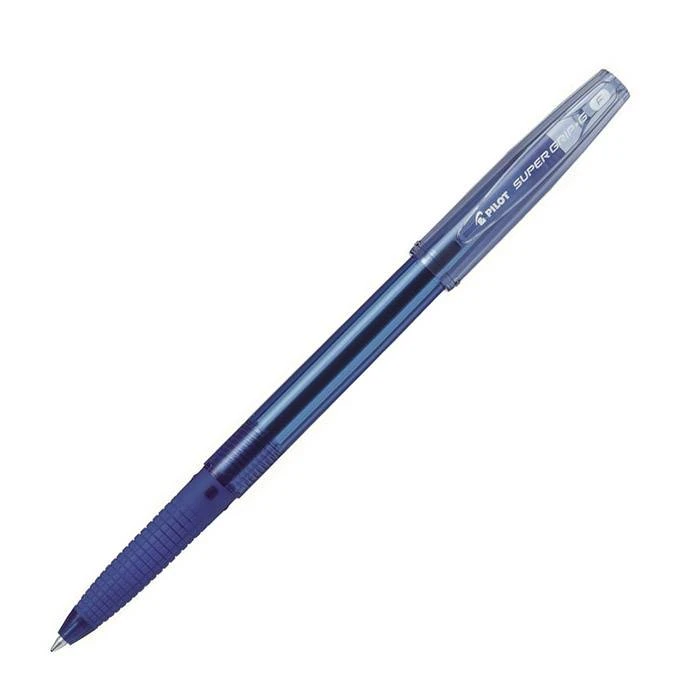 Ручка шарик. PILOT SUPER GRIP 0,7 мм синий резин.грип. BPS-GG-F (L)