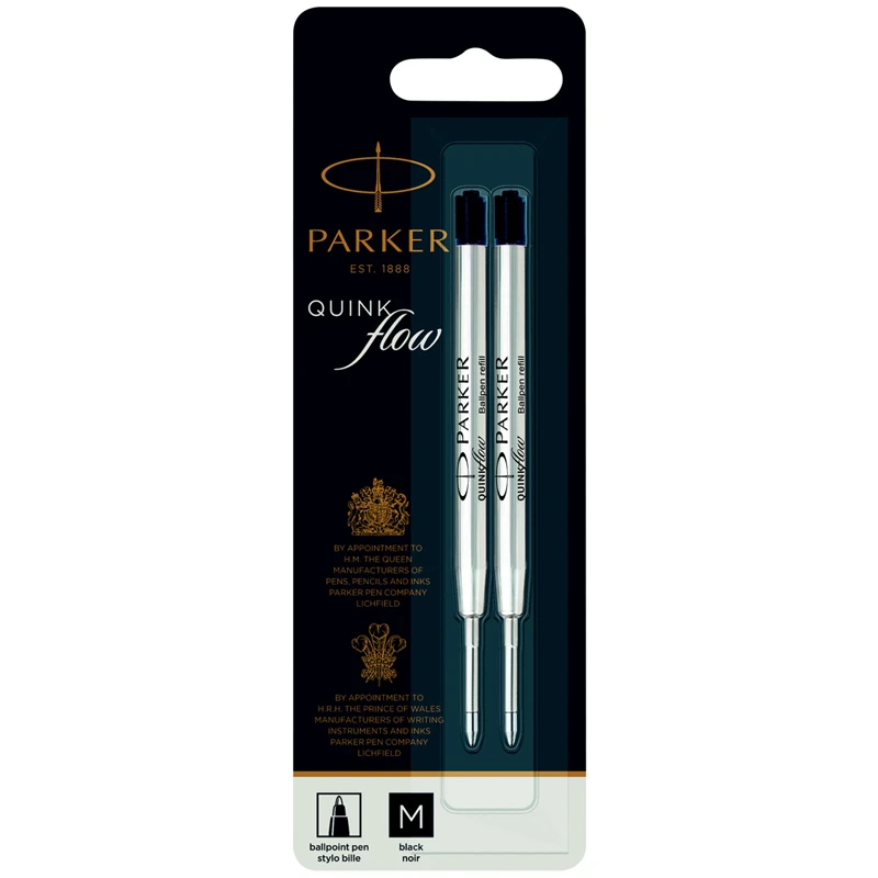 Стержень шариковый объемный Parker "QuinkFlow Ball Point" черный,