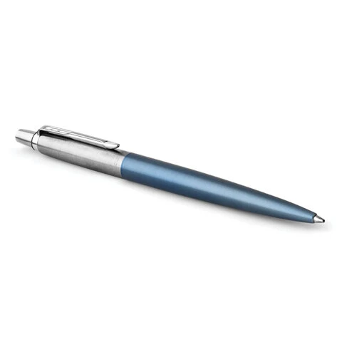 Ручка шариковая PARKER "Jotter Core Waterloo Blue CT", корпус голубой,