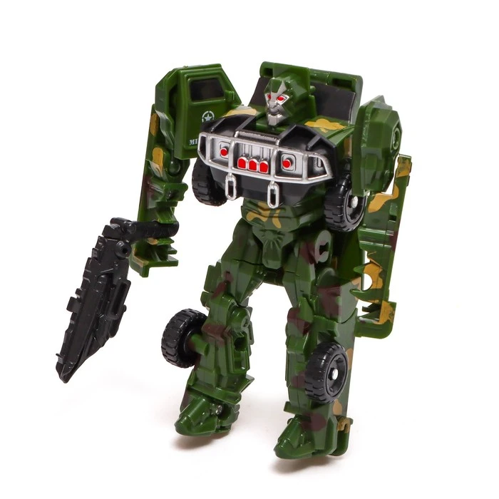 Робот «Военная машина», трансформируется