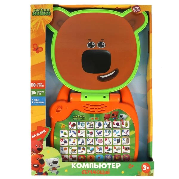 Обучающий компьютер Ми-ми-мишки 200 песен, фраз и звуков.кор.бат Умка