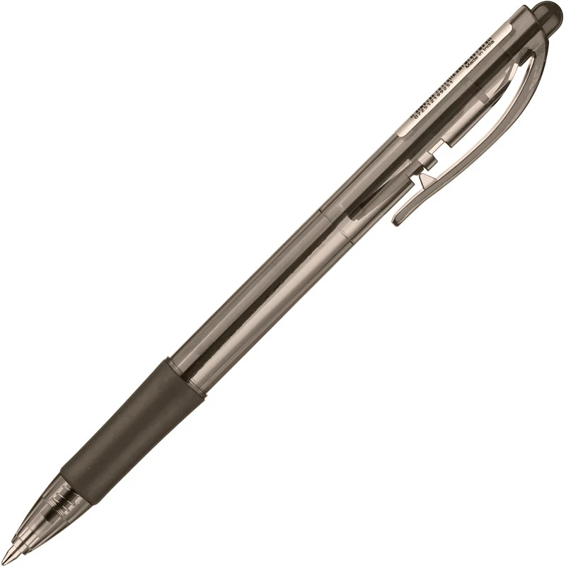 Ручка шариковая PENTEL BK417-А автомат рез.манж.черный ст. 0,3мм штр. 