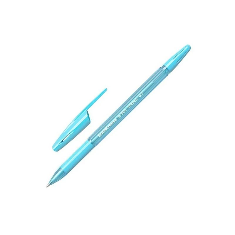 Ручка шариковая неавтоматическая ErichKrause R-301 Spring 0,7,син,масл,манж