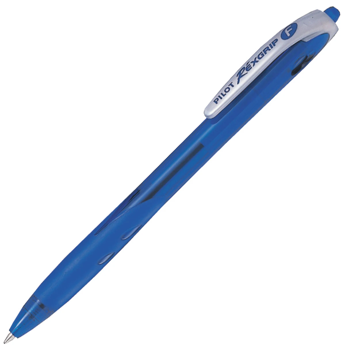 Ручка шариковая автоматическая REXGRIP, синяя, 0,5 мм.