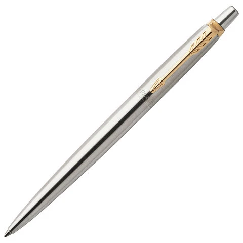 Ручка шариковая PARKER "Jotter Core Stainless Steel GT", корпус