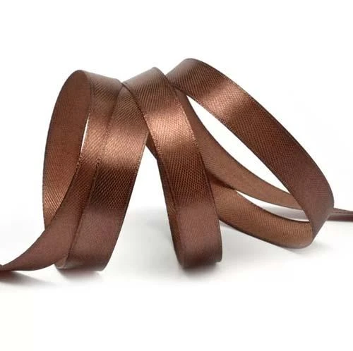 Лента упаковочная атласная Классика, 12 мм х 22 м, шоколадный БЛ-5606 Лента упаковочная атласная Классика, 12 мм х 22 м, шоколадный БЛ-5606