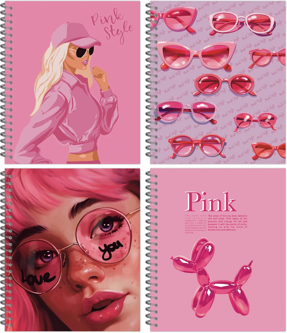 Тетрадь общая 96 листов, "Barbie pink style"