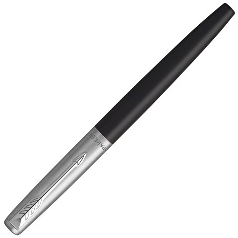 Ручка перьевая PARKER "Jotter Bond Street Black CT", копус черный,