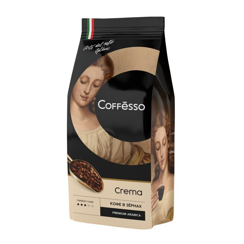 Кофе Coffesso Crema в зернах, 250г