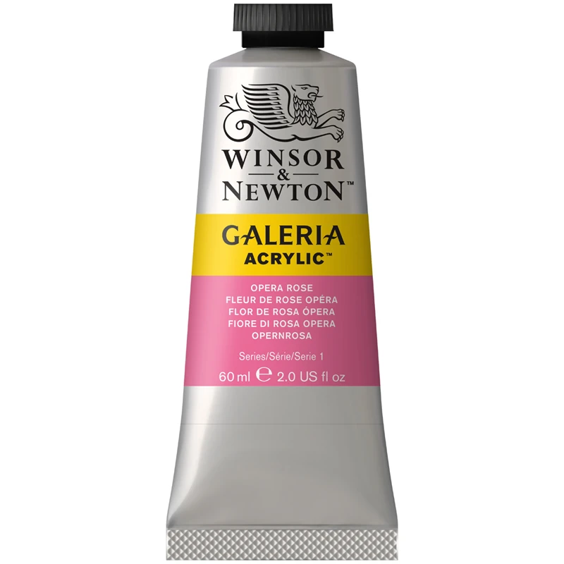 Краски акриловые Winsor&Newton "Galeria", 60 мл, туба, розовый Опера