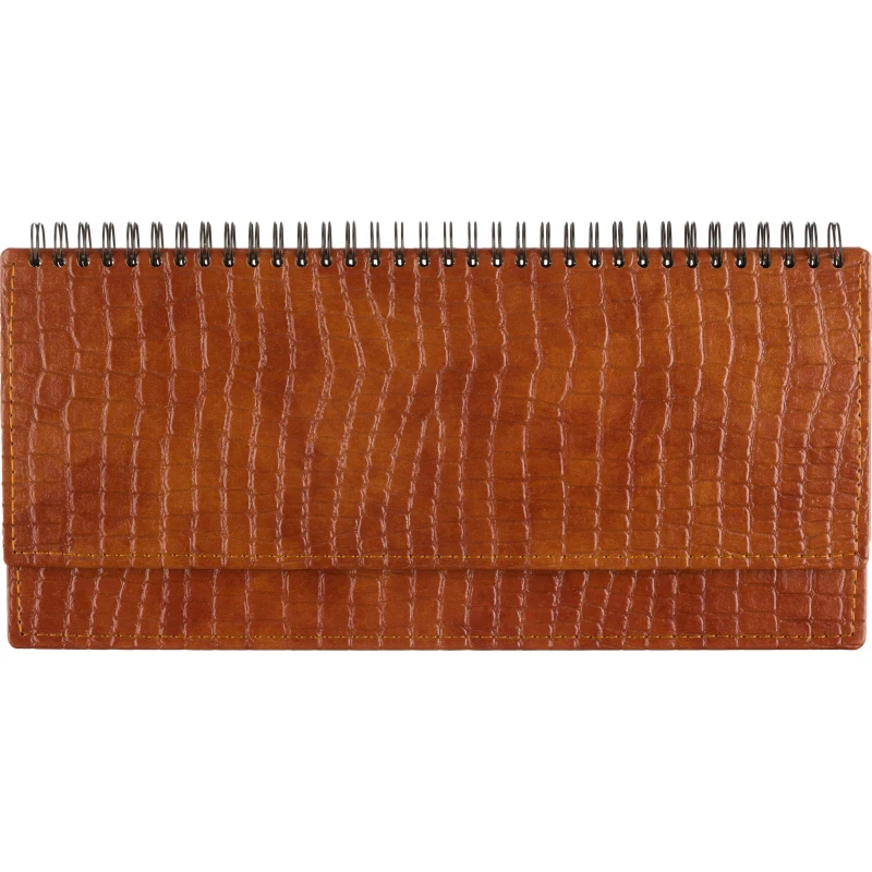 Планинг датированный 2023, коричневый 303х150,60л, ATTACHE CROCO DEDALO окр.срез