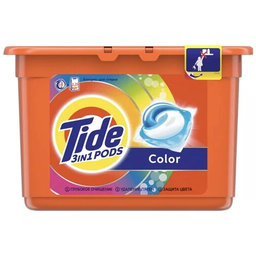 Гель-капсулы Tide Color, 15 шт.