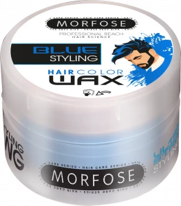 MORFOSE Color Hair Wax Воск для волос Цветной (Голубой), 100 мл/48 шт