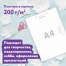 Картон белый А4 немелованный, 10 листов, в папке, ЮНЛАНДИЯ, 200х290мм, Лебедь,