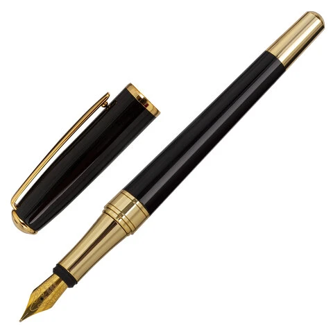Ручка подарочная перьевая GALANT "LUDUS", корпус черный, детали