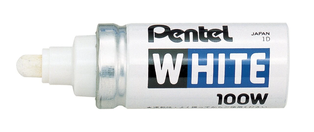 "Pentel" Маркер перманентный White, короткий корпус 6.5 мм,