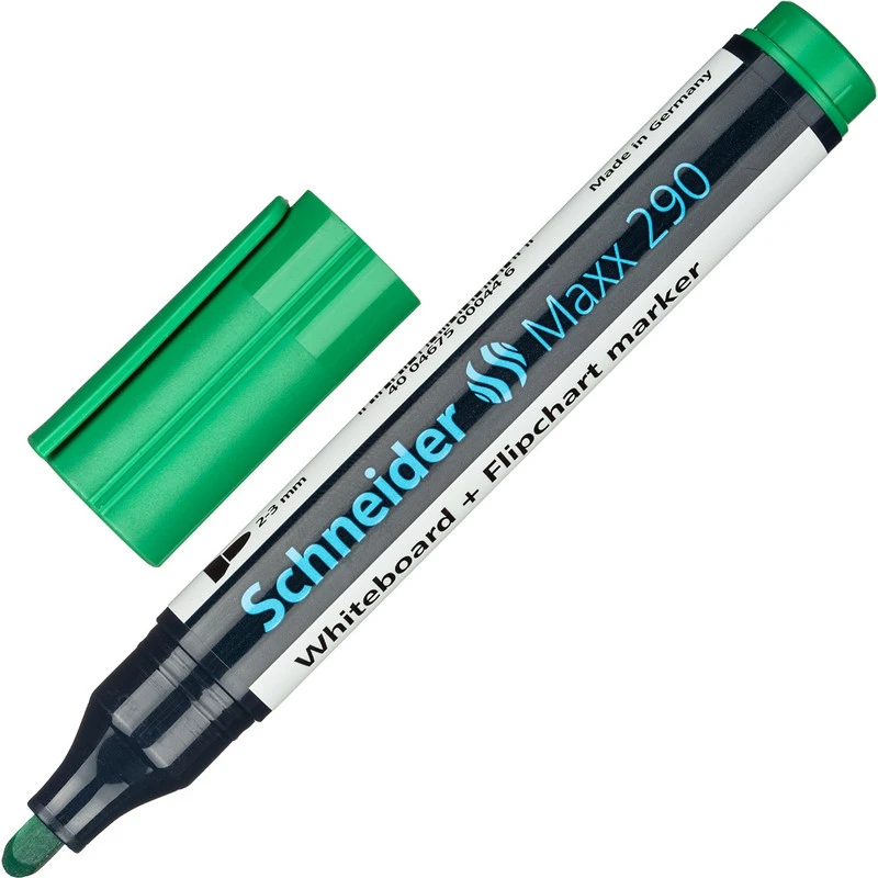 Маркер для досок и флипчарт SCHNEIDER S290 зеленый