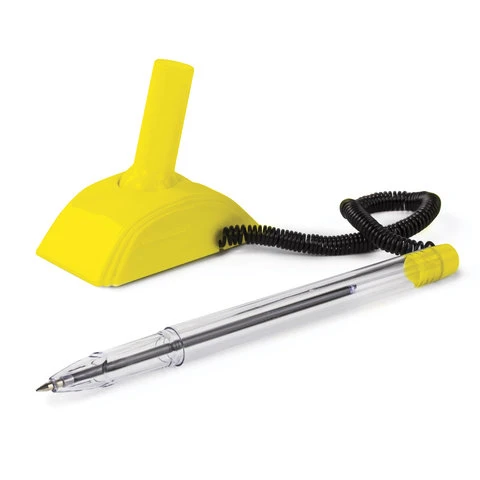 Ручка шариковая настольная ОФИСМАГ "Стенд-Пен2", СИНЯЯ, пружинка,