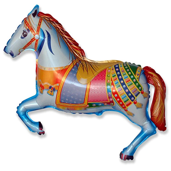 Фигура Лошадь цирковая 72 см х 45 см фольгированный шар