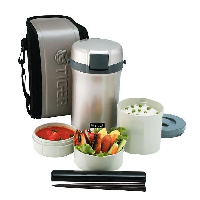 Термос для еды многофункциональный Tiger LWU-B (1,41 литра), серебристый Термос для еды многофункциональный Tiger LWU-B (1,41 литра), серебристый