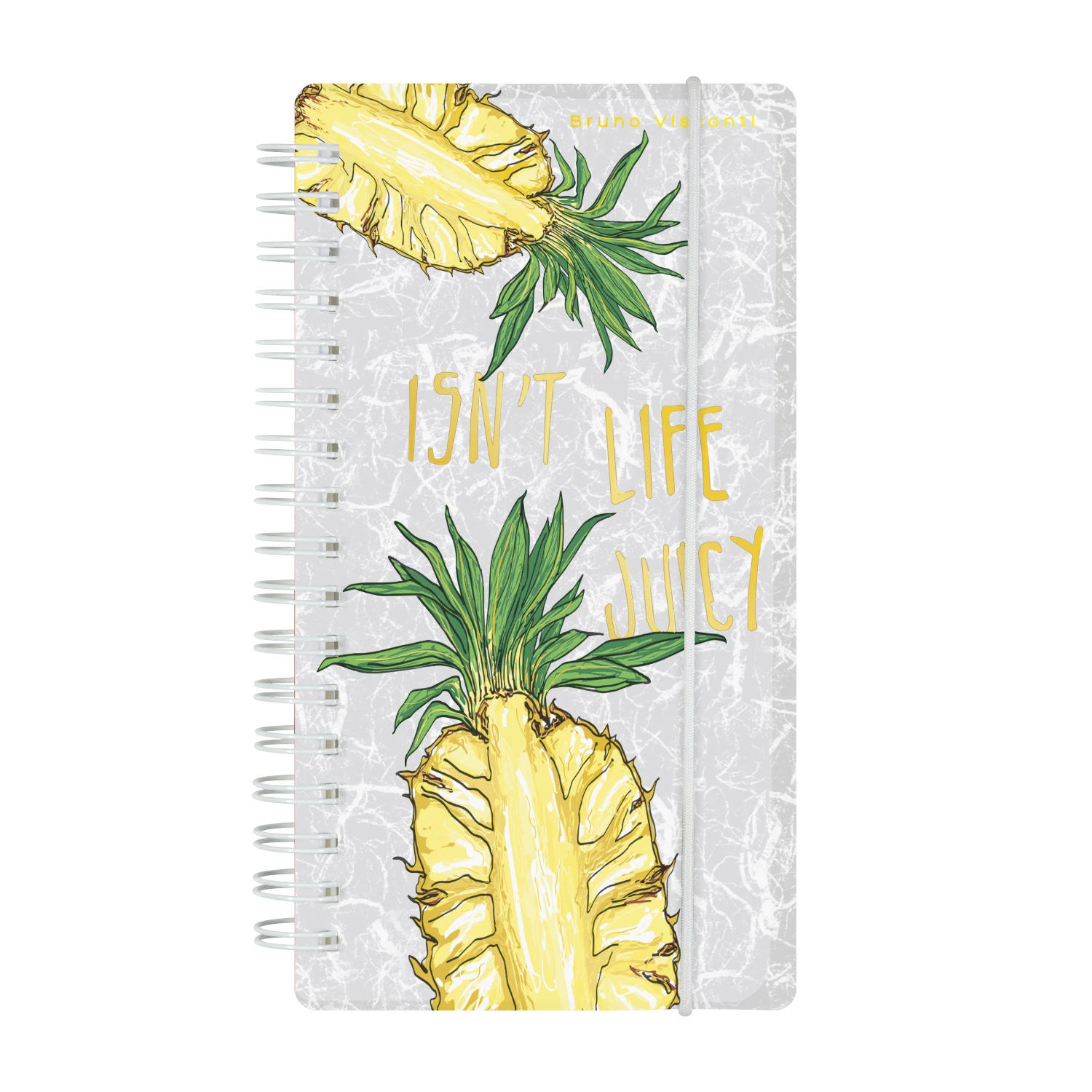 "CUTE JOURNAL" А6-, 80 Л. НА ГРЕБНЕ С РЕЗИНКОЙ "JUICY LIFE.