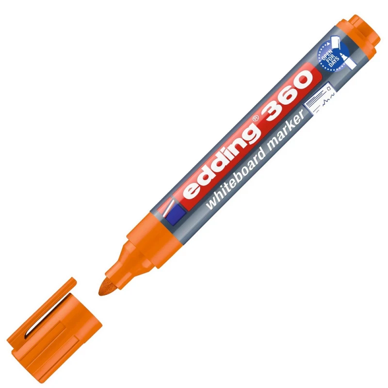 Маркер для досок EDDING 360/6 оранжевый 1,5-3 мм.
