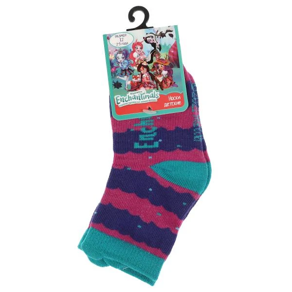 Носки детские ЭНЧАНТИМАЛС для девочки, р-р 12