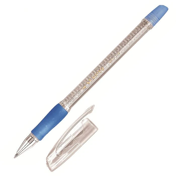 Ручка шариковая STABILO KERIS резин.грип 0,2 мм синяя  №538/41