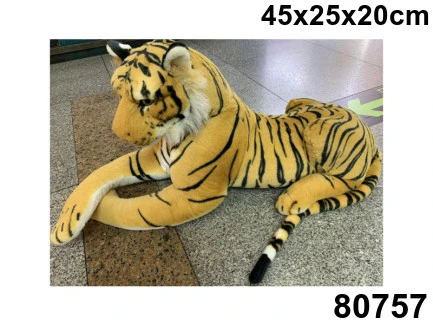 Мягкая игрушка Символ года Тигр 45 см., лежит