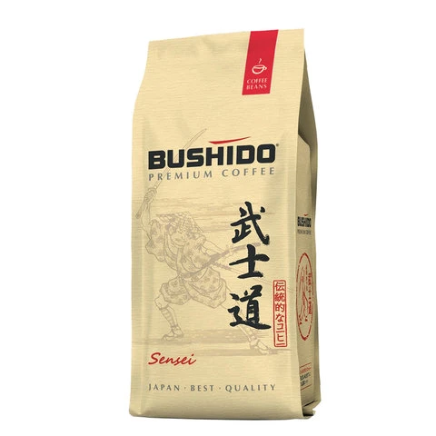 Кофе в зернах BUSHIDO "Sensei", натуральный, 227 г, 100% арабика,
