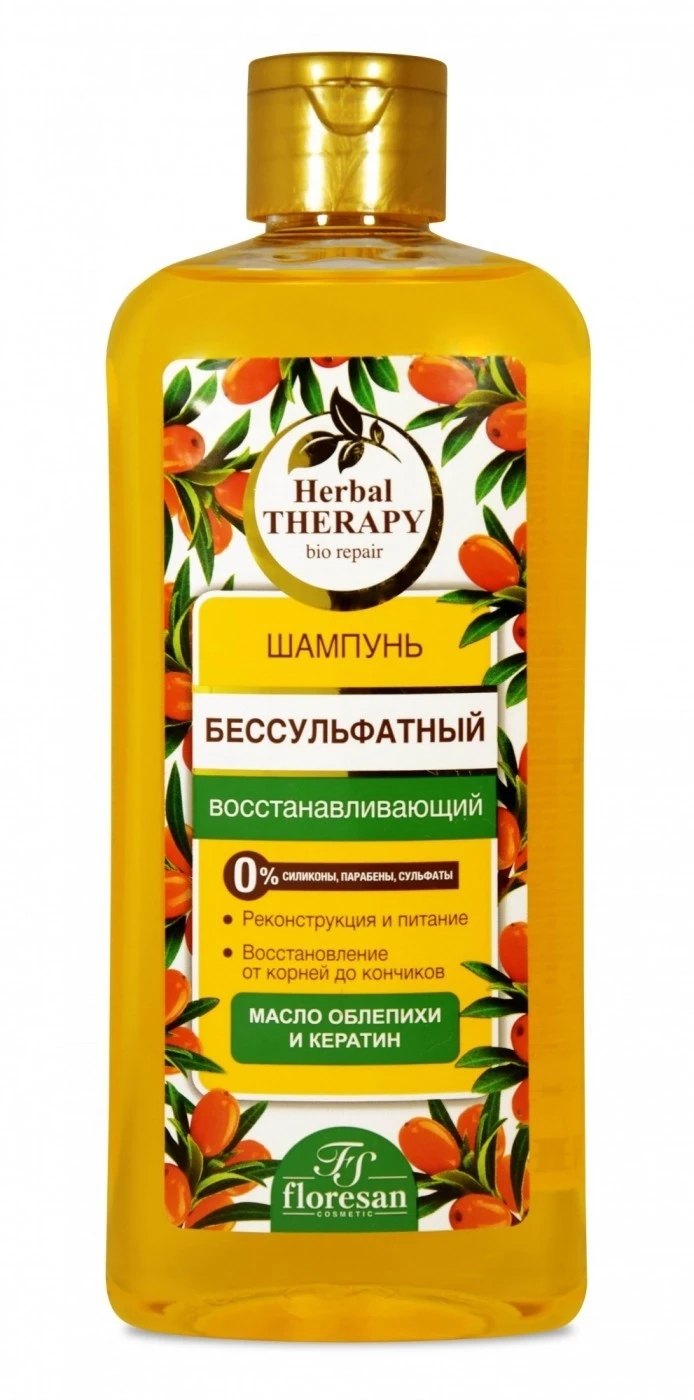 Floresan Herbal Therapy Шампунь Бессульфатный востанавливающий, 400мл. арт.Ф-735