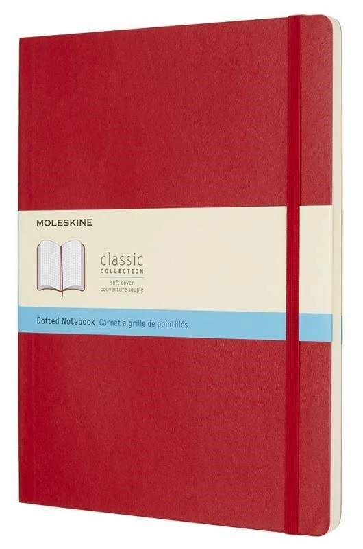 Блокнот Moleskine CLASSIC SOFT XLarge 190х250мм. 192стр. пунктир мягкая обложка