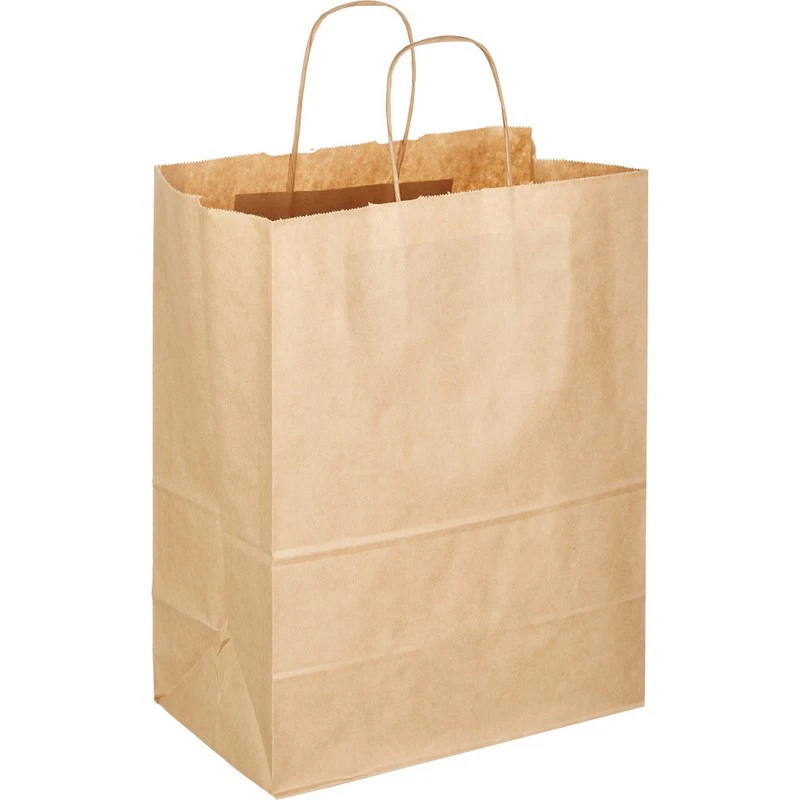 Пакет крафт бурый с крученой руч 260x150x350мм(ECO CarrBag TW 260)200шт/уп Пакет крафт бурый с крученой руч 260x150x350мм(ECO CarrBag TW 260)200шт/уп