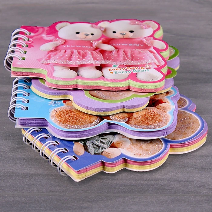 Блокнот А7 на спирали "Мишка" ассорти Блокнот А7 на спирали "Мишка" ассорти