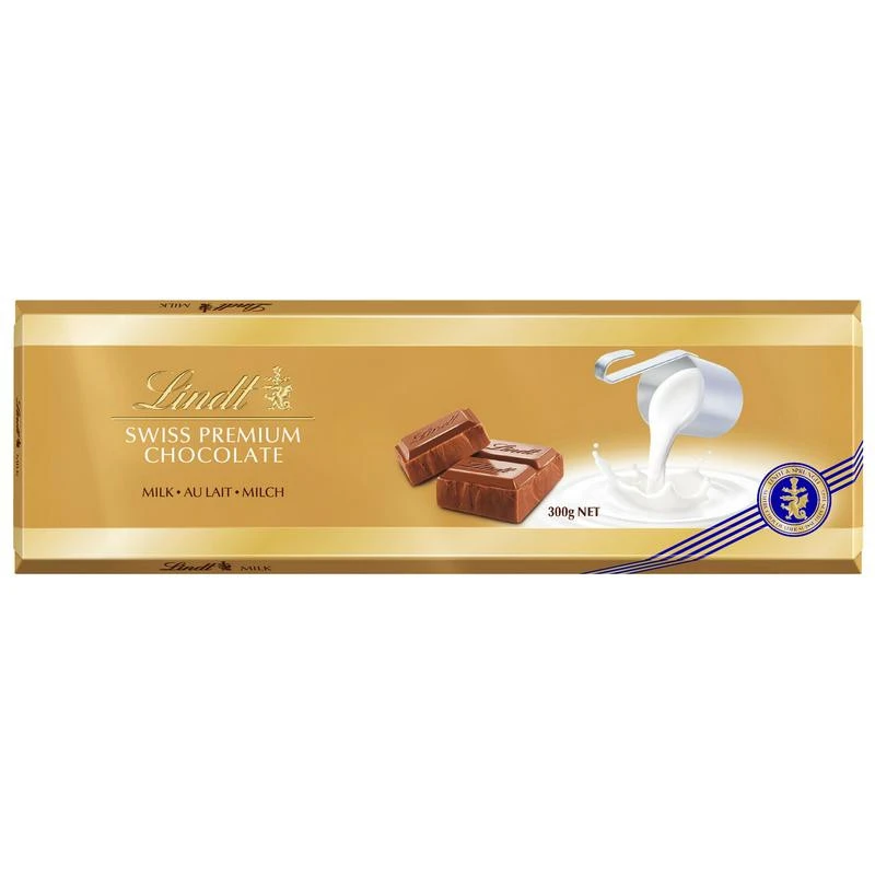 Шоколад Lindt Gold молочный Миндаль, 300г