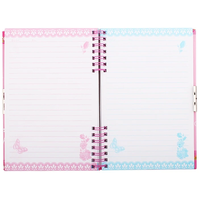 Блокнот 14*20,5см на спирали с замком в подарочной упаковке "Darvish"