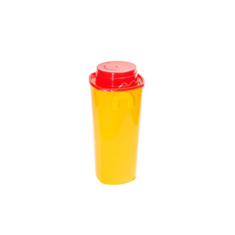 Упаковка для сбора мед.отходов Емк-контейнер с иглоотсек. Б Желт. 1,0л, СЗПИ