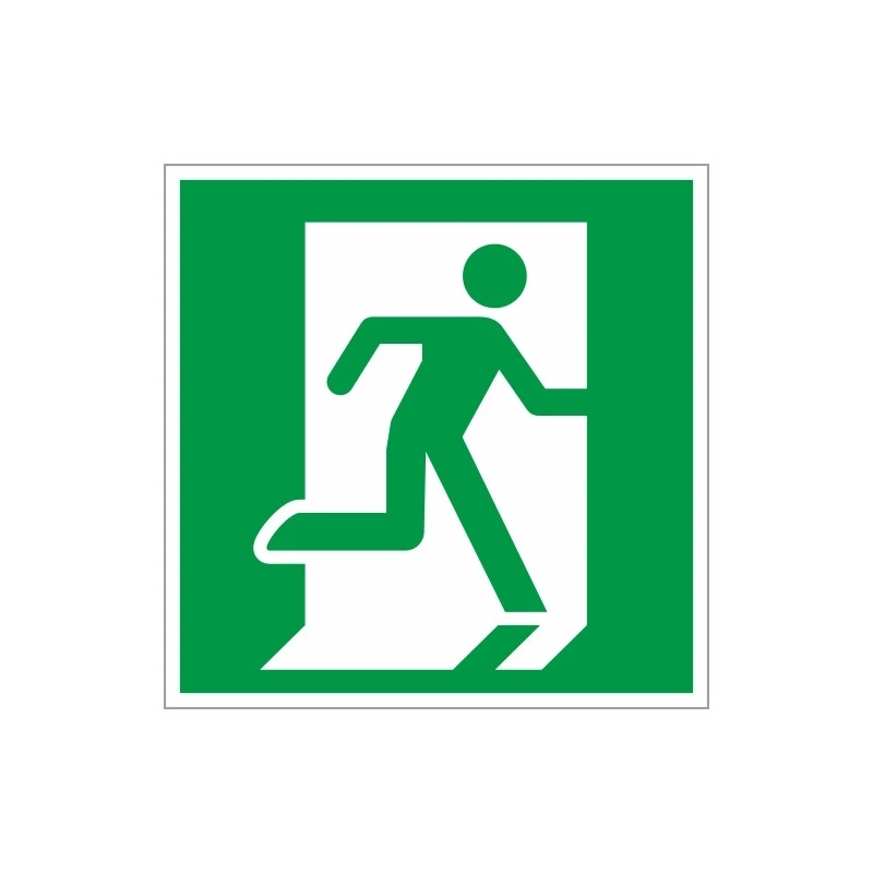 Знак безопасности E01-02 Выход здесь (правостор) (плёнка,ф/л,200х200) Знак безопасности E01-02 Выход здесь (правостор) (плёнка,ф/л,200х200)