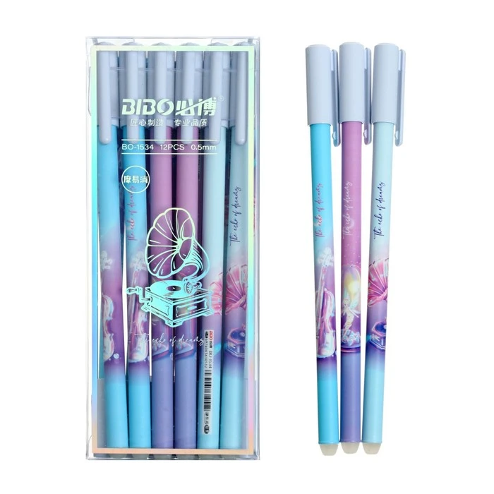 Ручка гелевая со стираемыми чернилами, МИКС