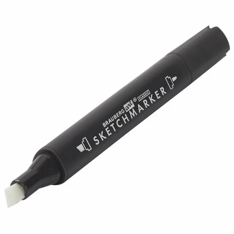 Маркер для скетчинга двусторонний 1 мм - 6 мм BRAUBERG ART CLASSIC, БЛЕНДЕР (0),