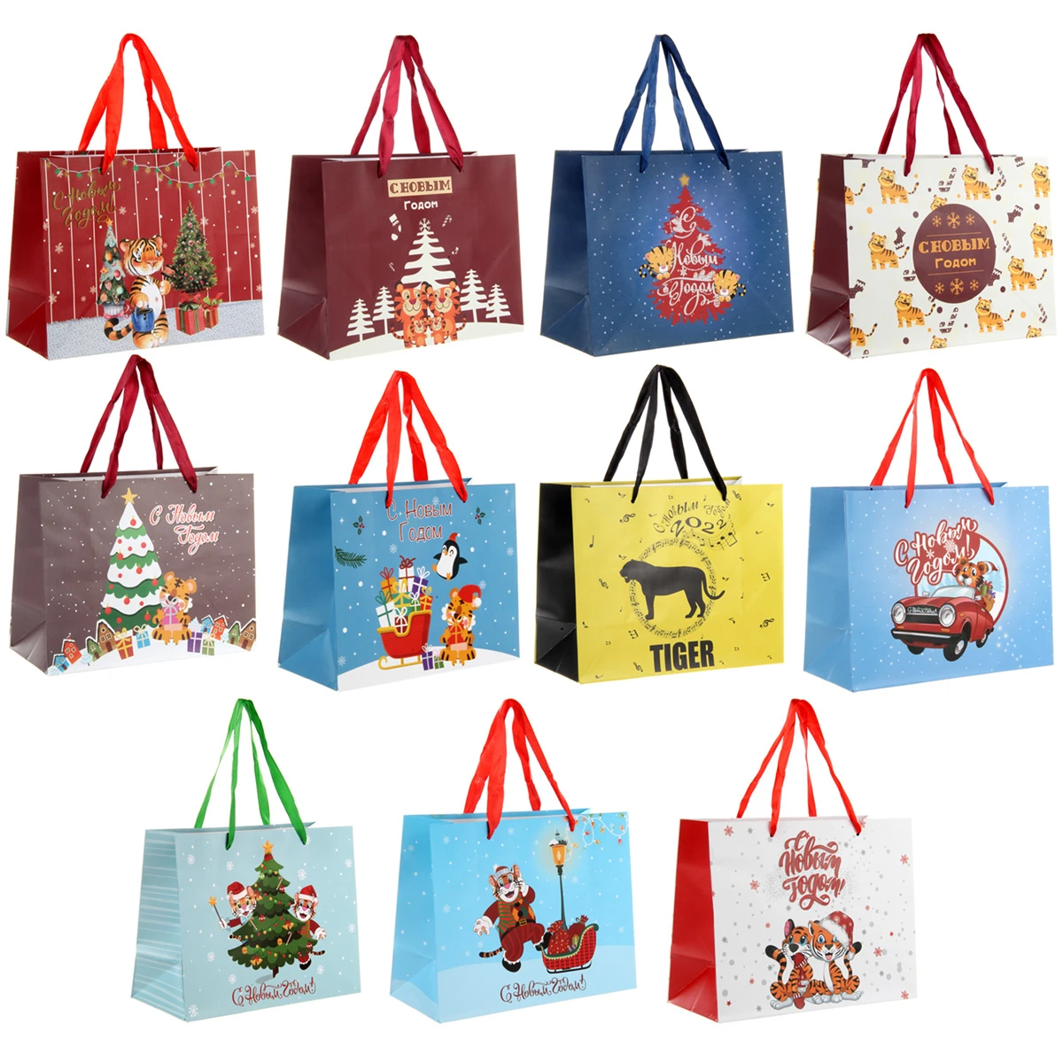 Сумка средняя 18х23х10 ламинированная, НГ