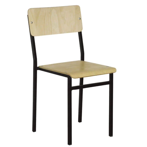 Стул ученический нерегулируемый, 840х380х420 мм, рост 6 (от 170 см), черный