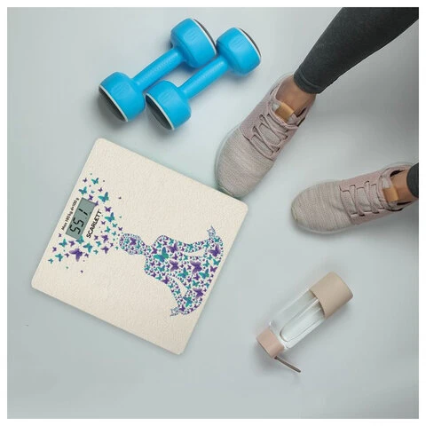 Весы напольные SCARLETT SC-BS33E098 "Йога", электронные, вес до 180