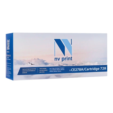 Картридж лазерный NV PRINT (NV-CE278A/728) для HP/CANON LJ P1566/P1606/