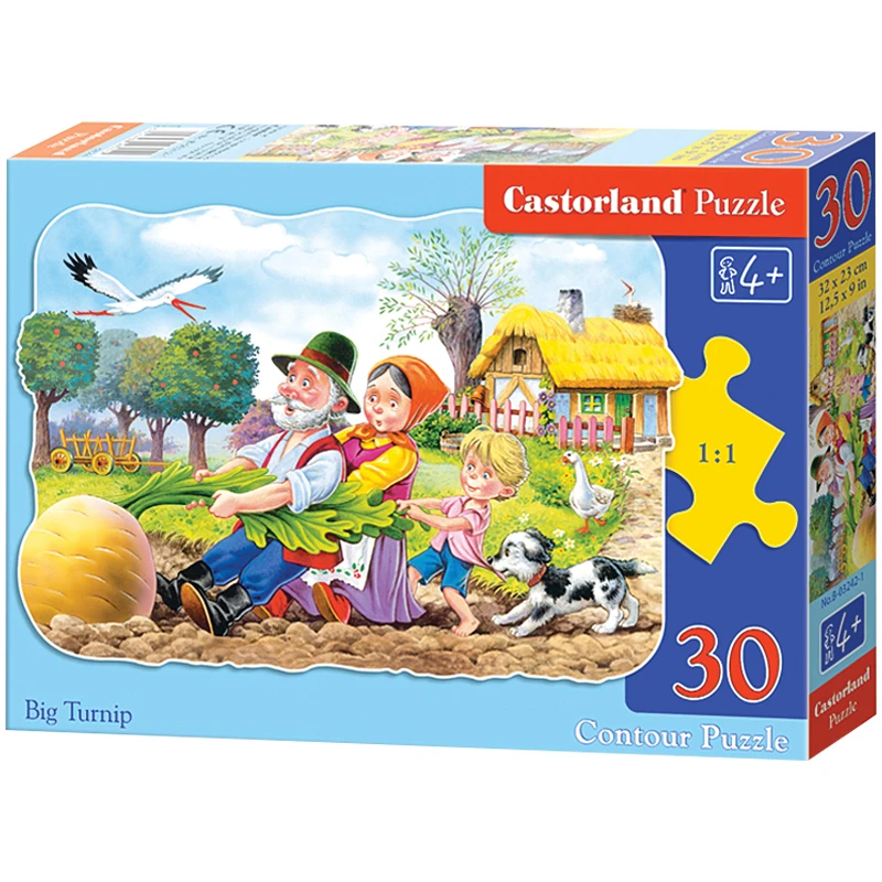 Пазл   30 эл. Castorlаnd MIDI "Репка", контурный