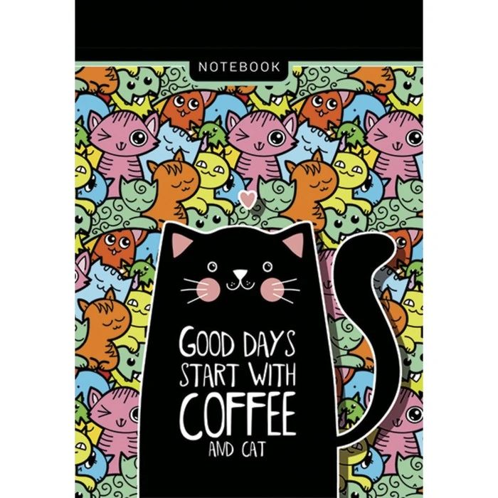 Блокнот А6, 40 листов в клетку на скрепке "МИКС 4", обложка мелованный Блокнот А6, 40 листов в клетку на скрепке "МИКС 4", обложка мелованный