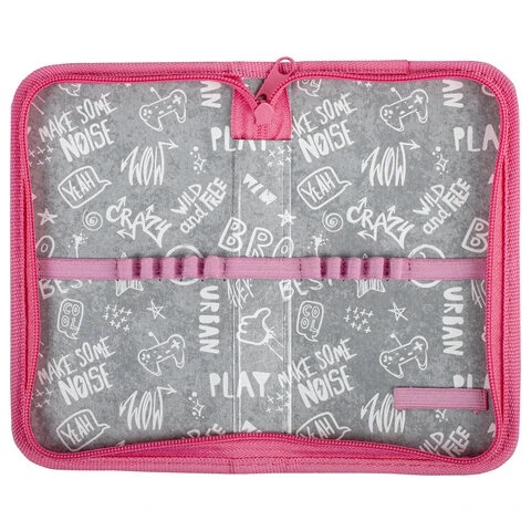 Пенал ПИФАГОР, 1 отделение, ламинированный картон, 19х11 см, "Fancy