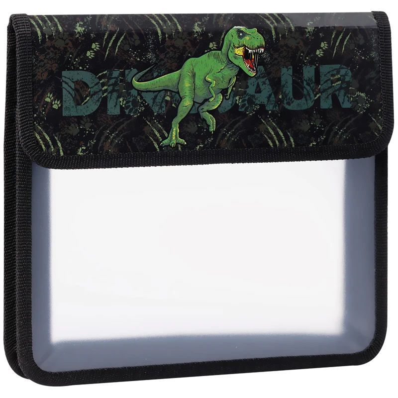 Папка для тетрадей 1 отделение А5 ArtSpace "Dino", пластик, на липучке