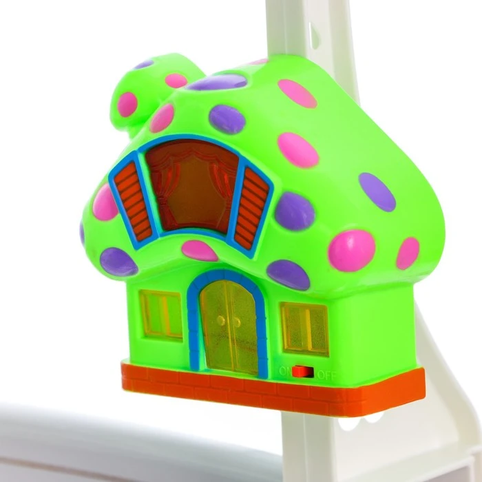 Мобиль музыкальный «Пряничный Домик.Зверятки», заводной